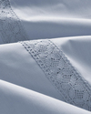 Lace Elegance Kopanakili Perkal King Size Nevresim Takımı 240x220 cm Lila