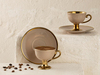 Lalia New Bone China 2'li Kahve Fincan Takımı Bej