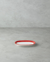 Larry Porselen Kayık Tabak 19 cm Kırmızı