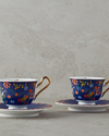 Lavinia New Bone China 4 Parça 2 Kişilik Kahve Fincan Takımı Lacivert