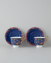 Lavinia New Bone China 4 Parça 2 Kişilik Çay Fincanı Takımı 220 ml Lacivert