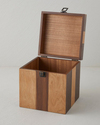 Layna Mdf Dekoratif Kutu 19x19 cm Kahverengi