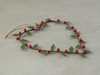 Leaf And Berry Metal Askılı Aksesuar Kırmızı