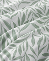 Leaf Dream Kolay Ütülenir Çift Kişilik Nevresim Takımı 200x220 cm Yeşil