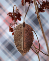 Leaf Metal Askılı Aksesuar Pembe
