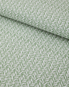 Leafline Baskılı Pamuklu Tek Kişilik Pike 150x220 cm Yeşil