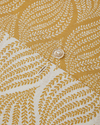Leafy Braid Çift Kişilik Nevresim Takımı 200x220 cm Hardal
