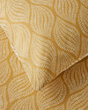 Leafy Braid Çift Kişilik Nevresim Takımı 200x220 cm Hardal