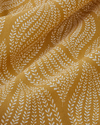 Leafy Braid Çift Kişilik Nevresim Takımı 200x220 cm Hardal
