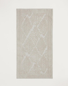 Leafy Pamuklu Bukle Kilim 80x150 cm Krem