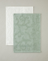 Leafy Touch Pamuk Jakarlı El Havlusu 30x40 cm Ekru