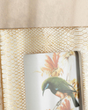 Leather Polyresin Çerçeve Gold