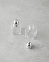 Lelia Cam 2'li Tuzluk - Biberlik 4x5 cm Silver