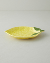 Lemonella Seramik Kayık Tabak 27x19x3 cm Sarı