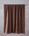 Leopard Jakarlı Wellsoft Tv Battaniye 120x160 cm Koyu Bej