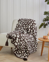 Leopardo Koltuk Şalı 130x170 cm Kahve - Bej