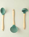 Liana Spoon Silikon Servis Kaşığı Koyu Yeşil