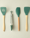 Liana Wide Spatula Silikon Geniş Spatula Koyu Yeşil