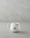 Libra New Bone China Kupa 325 ml Siyah-Beyaz-Gold