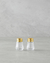 Lilla Cam 2'li Tuzluk - Biberlik 4x4 cm Gold