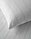 Line Mesh İpliği Boyalı Tek Kişilik Nevresim Takımı 160x220 cm Gri