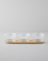 Linea Cam-Bambu 4 Parça Sunumluk 11x6,5 cm Şeffaf