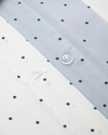 Lines & Dots Kolay Ütülenir Çift Kişilik Nevresim Takımı 200x220 cm Mavi
