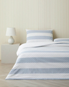 Lines & Dots Kolay Ütülenir Çift Kişilik Nevresim Takımı 200x220 cm Mavi