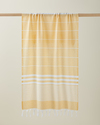 Linosa Rejenere Çizgili Peştamal 80x150 cm Sarı