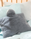 Little Penguin Çocuk Yastık Gri