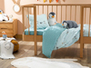 Little Penguin Pamuklu Bebe Nevresim Takımı Mint