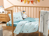 Little Penguin Pamuklu Bebe Nevresim Takımı Mint