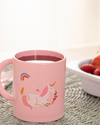 Little Unicorn Plastik Pipetli Bardak Pembe