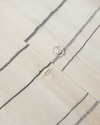 Loom & Line Pamuk İpliği Boyalı Çift Kişilik Çarşaflı Nevresim Takımı 200x220 cm Krem-Antrasit