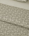 Lora Sage Çift Kişilik Nevresim Takımı 200x220 cm Haki