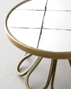 Loretta Dekoratif Tepsi 25x25x15,5 cm Bronz