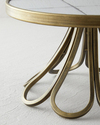 Loretta Dekoratif Tepsi 25x25x15,5 cm Bronz