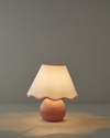 Lorinda Cam Abajur 22x25 cm Pembe