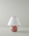 Lorinda Cam Abajur 22x25 cm Pembe