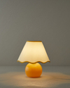 Lorinda Cam Abajur 22x25 cm Sarı