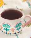 Love Desire New Bone China Kupa 440 ml Pembe