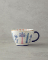 Love Fantasy New Bone China Kupa Pembe - Mavi