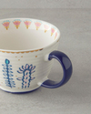 Love Fantasy New Bone China Kupa Pembe - Mavi