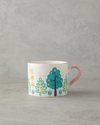 Love Jungle New Bone China Kupa Yeşil