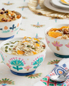 Love Lurve New Bone China Kase Açık Mavi-Pembe