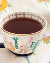 Love Romance New Bone China Kupa 460 ml Lacivert-Pembe