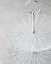 Luce Cam Katlı Servis 21+28 cm Şeffaf