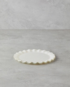 Lustre Cam Pasta Tabağı 20 cm Krem-Gold