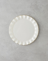 Lustre Cam Pasta Tabağı 20 cm Krem-Gold