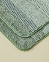 Luxiaa Kaydırmaz Taban Banyo Paspası Seti 60x90 + 40x60 cm Açık Yeşil